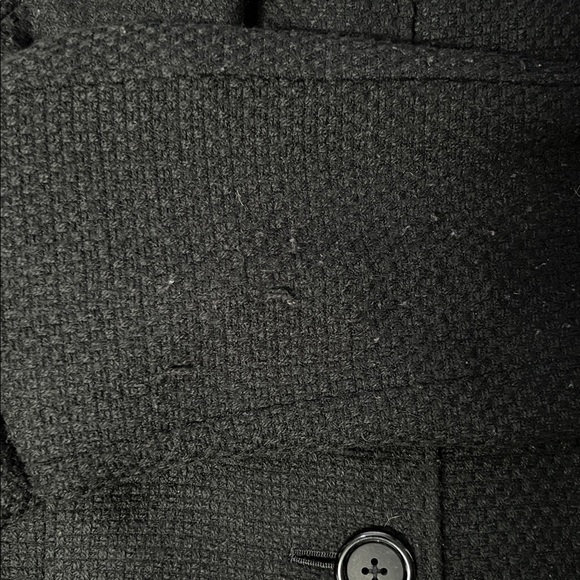 Briggs New York Black Textured Pea Coat - size 16 - Picture 10 of 10